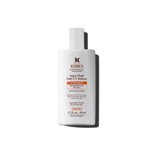 Kiehl's front packaging showing SPF 50+ for daily protection