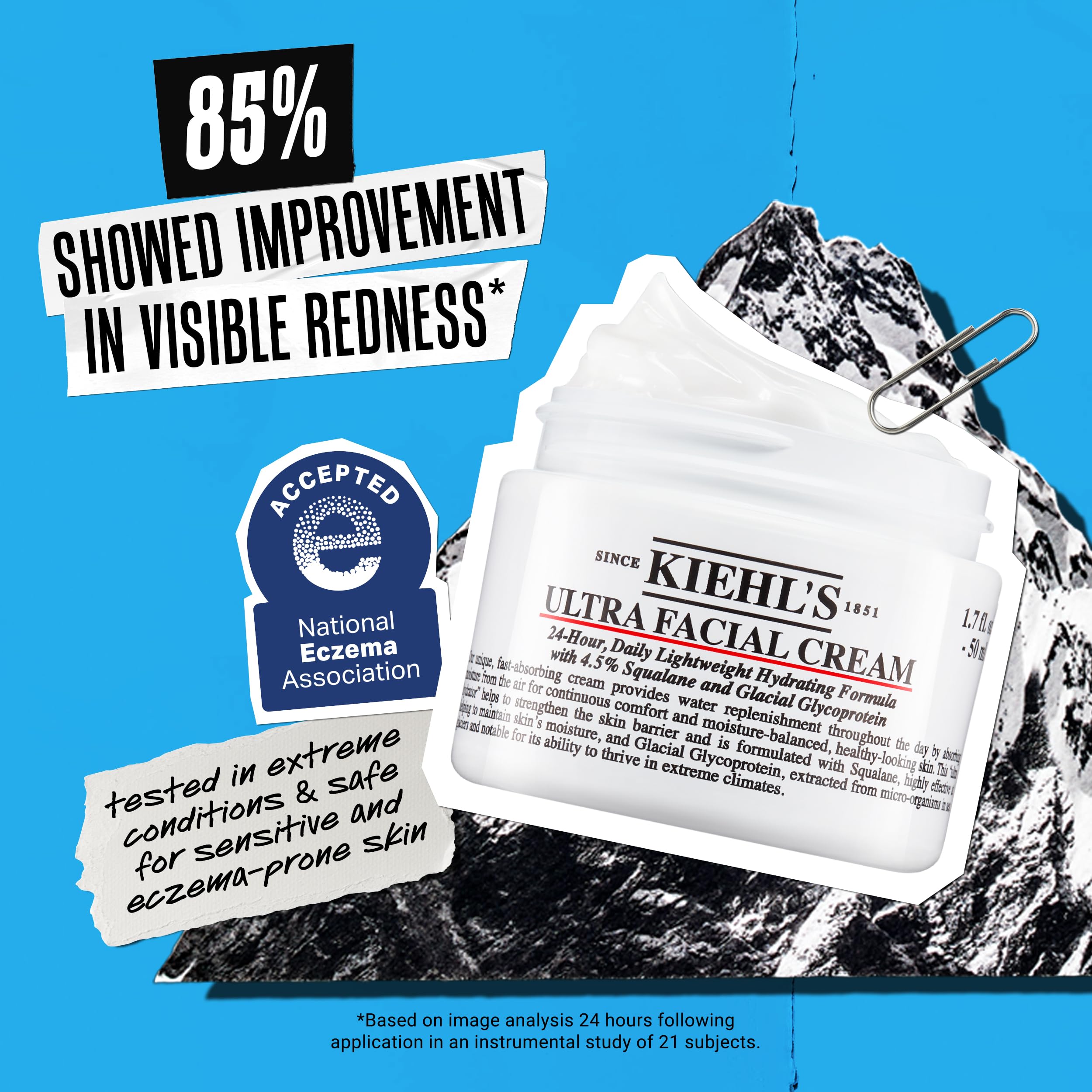 Kiehl's depiction of pro-ceramides ingredient supporting barrier-strengthening benefit