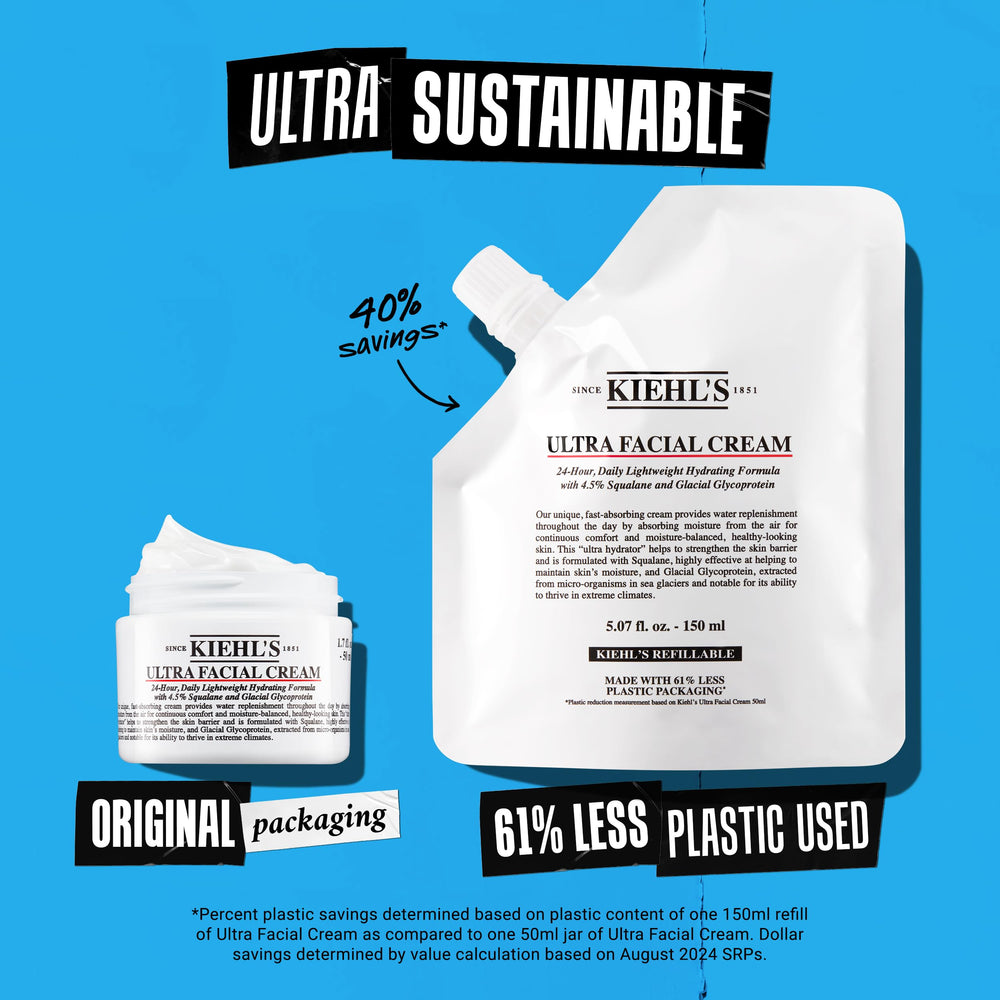 Kiehl's cream layered under foundation showing even application and makeup-friendly benefit