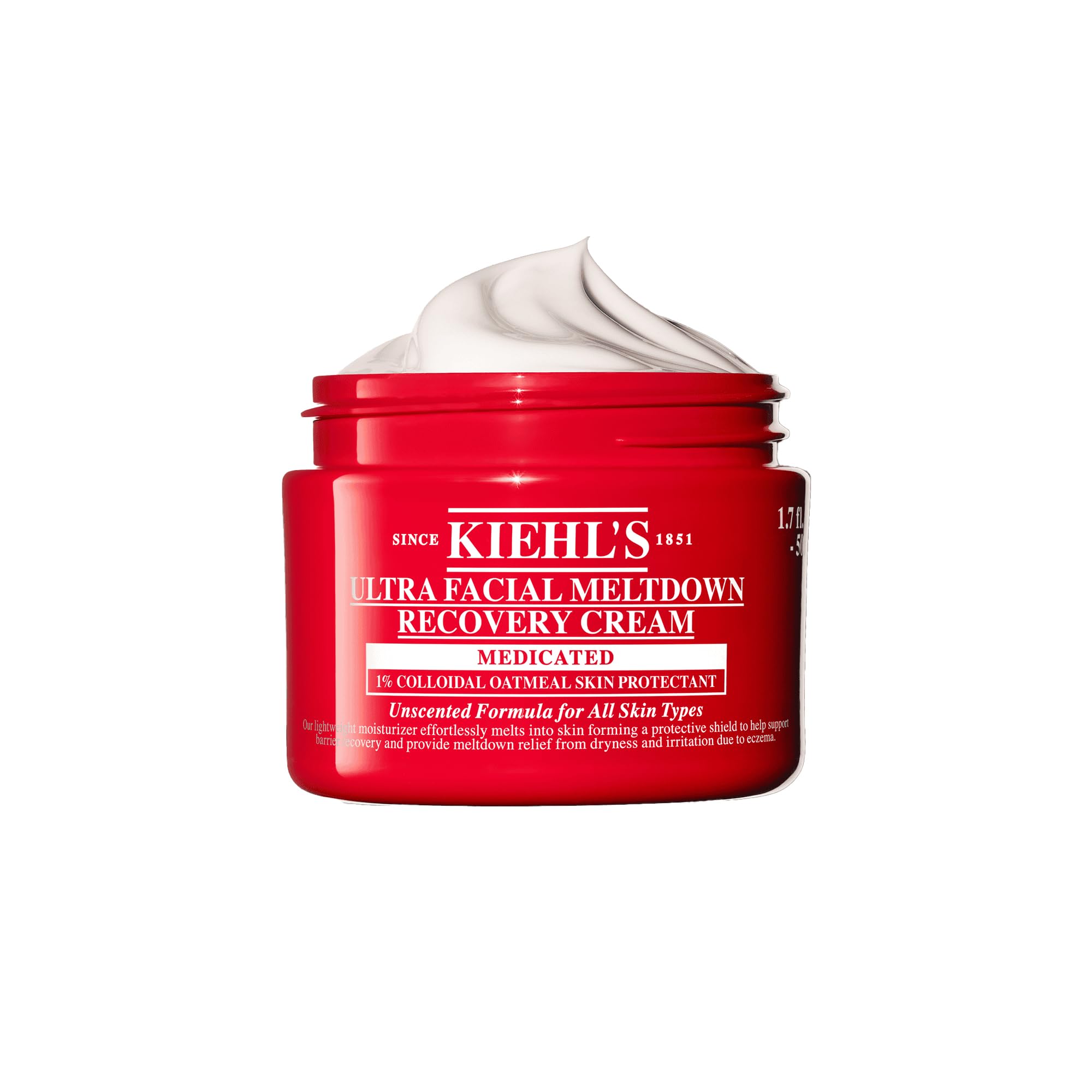 Kiehl's jar front view showing clean packaging and fast hydration benefit