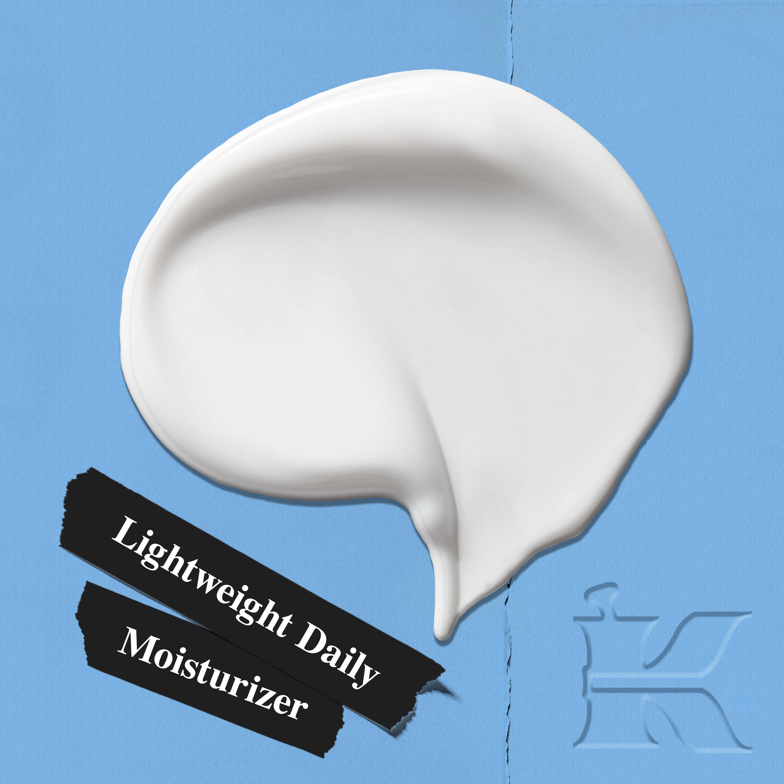 Kiehl's Ultra Facial cream texture close-up demonstrating lightweight, fast-absorbing formula
