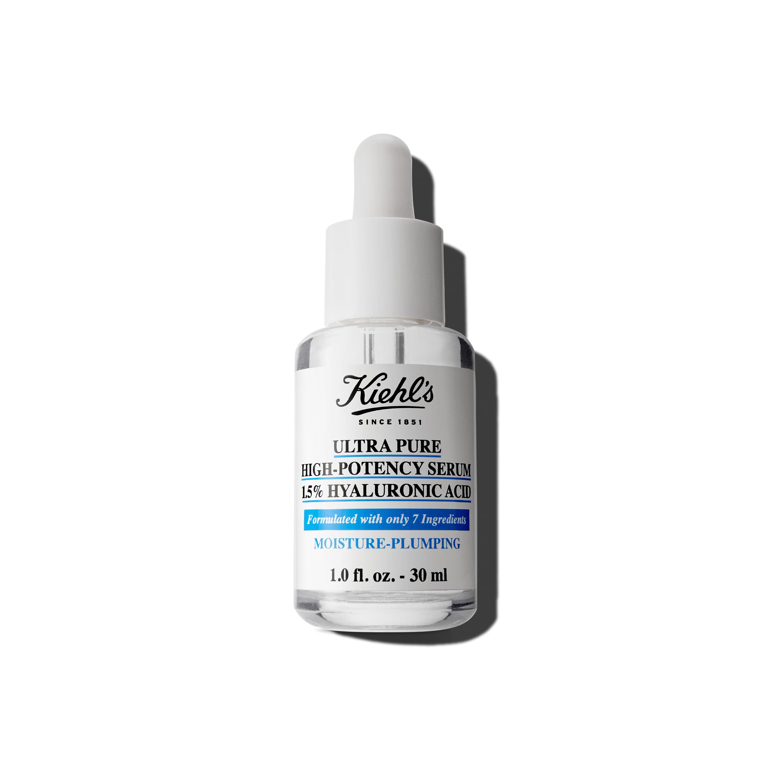Kiehl's front bottle shot showing product and hydration focus
