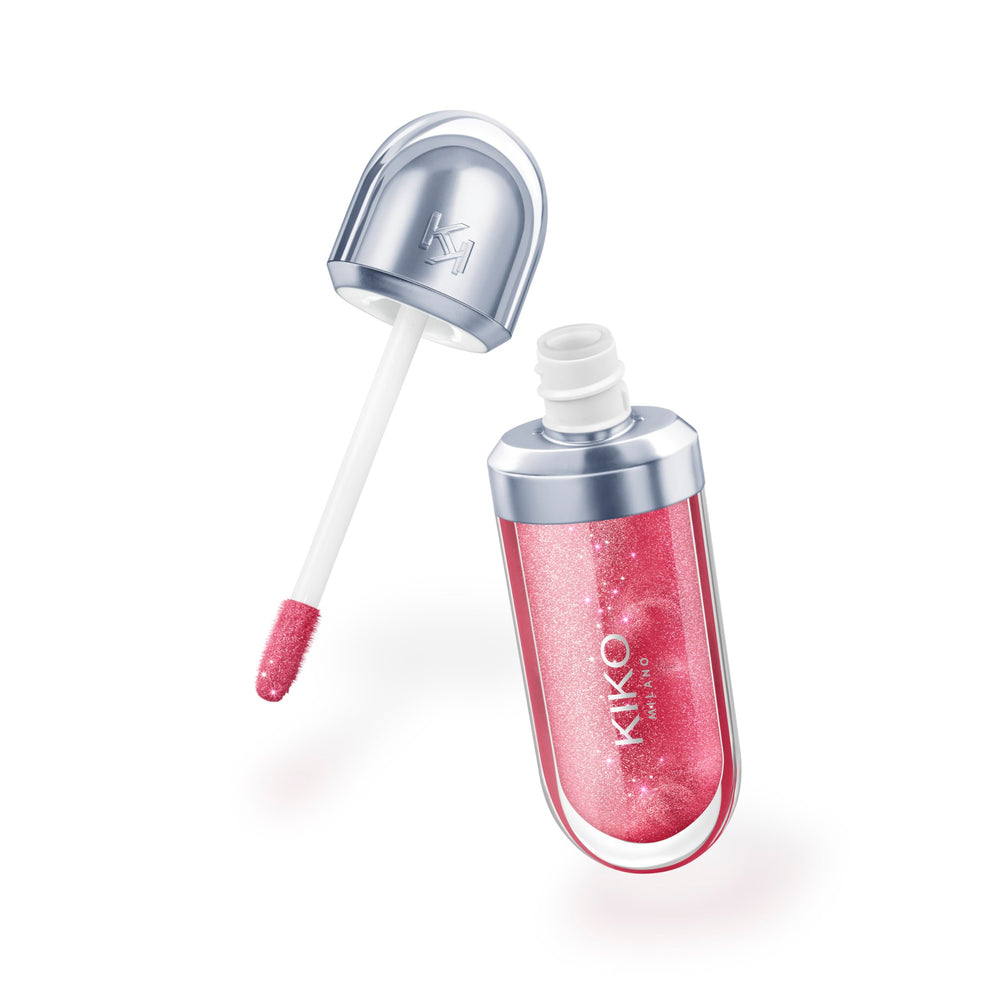 KIKO Milano product swatch texture highlighting 3D shine and hydrating feel