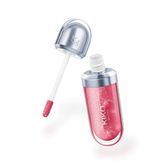 KIKO Milano product swatch texture highlighting 3D shine and hydrating feel