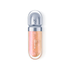 KIKO Milano lipgloss worn on lips in lifestyle scene adding radiance and hydration
