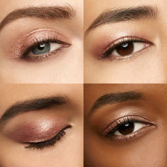 Kiko Milano eyeshadow stick applied to eyelid showing long-lasting, transfer-proof wear