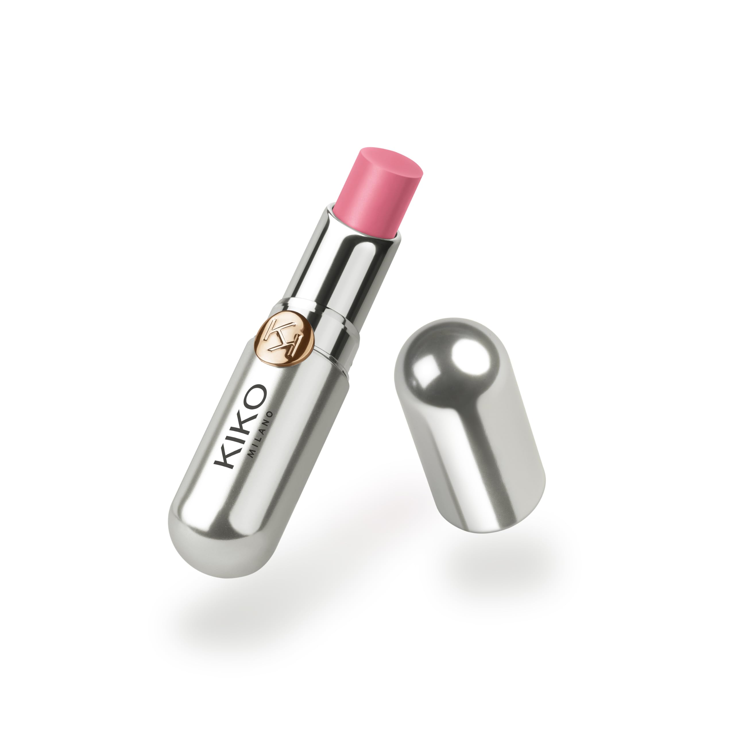 Kiko Milano Coloured Balm 04 applied on lips showing natural tint and subtle shine benefit