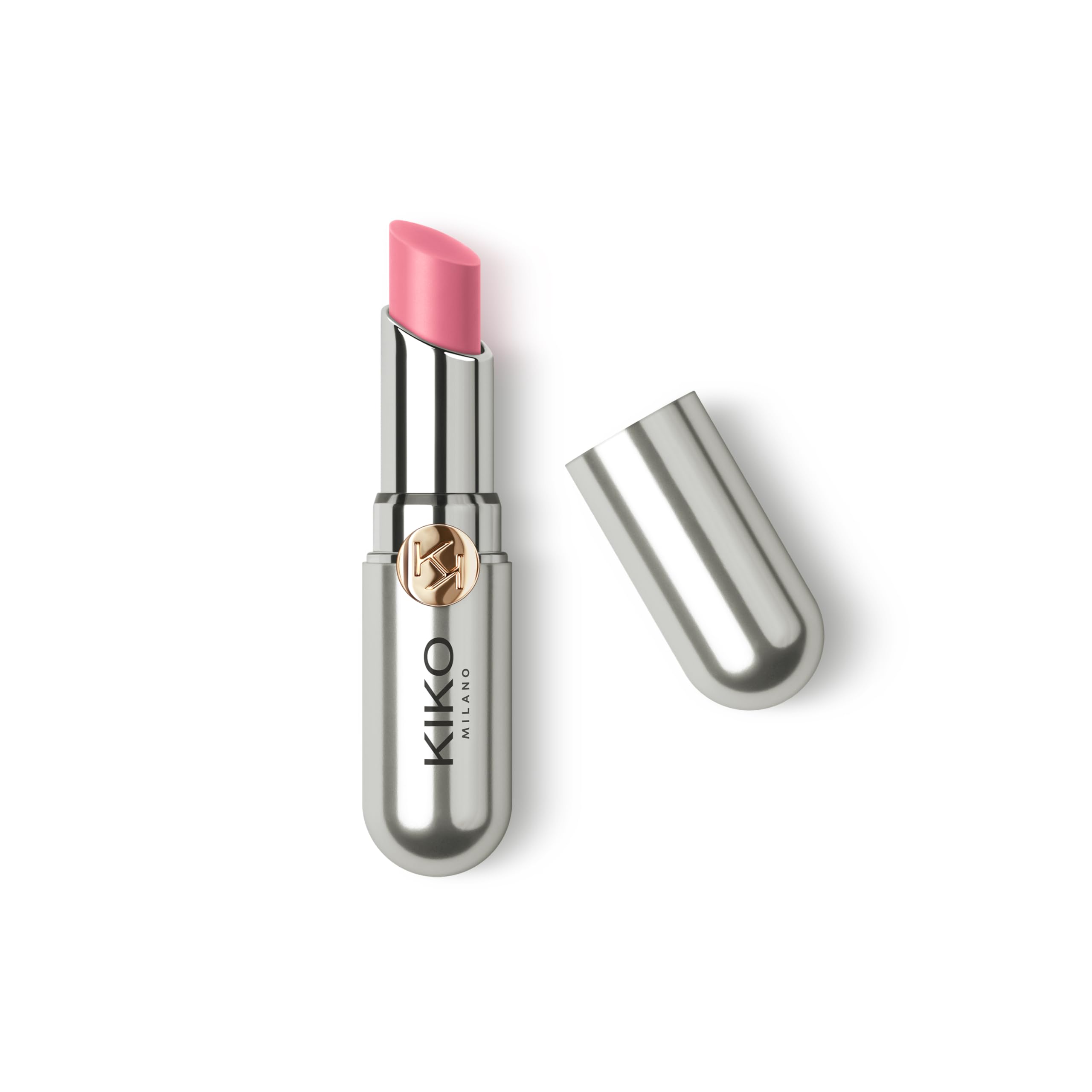 Kiko Milano Coloured Balm 04 front view showing sleek pen applicator benefit quick application