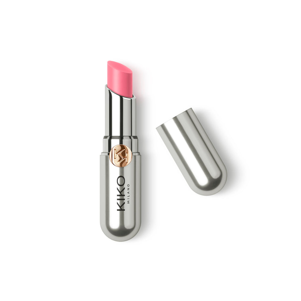 Kiko Milano Coloured Balm 04 front view showing sleek pen applicator benefit quick application