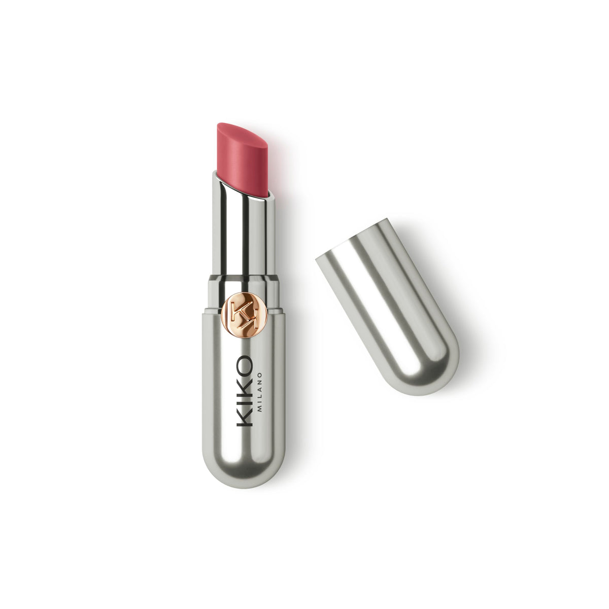 Kiko Milano front packaging showing metallic pen and label, clean presentation benefit