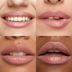 KIKO Milano lip liner beside lips 300 brush showing size comparison for accurate application