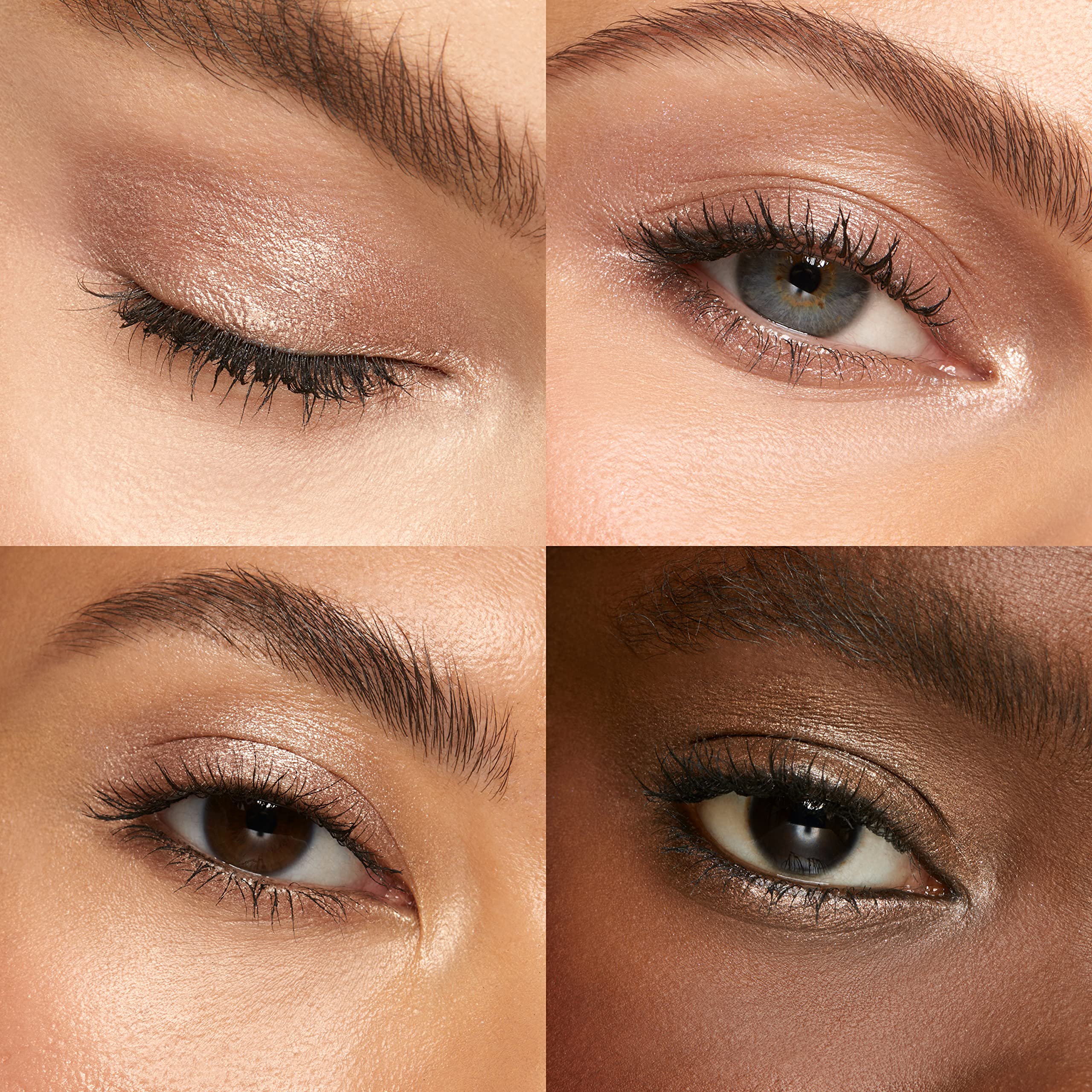 Kiko Milano application on eyelid demonstrating transfer-proof color and long wear