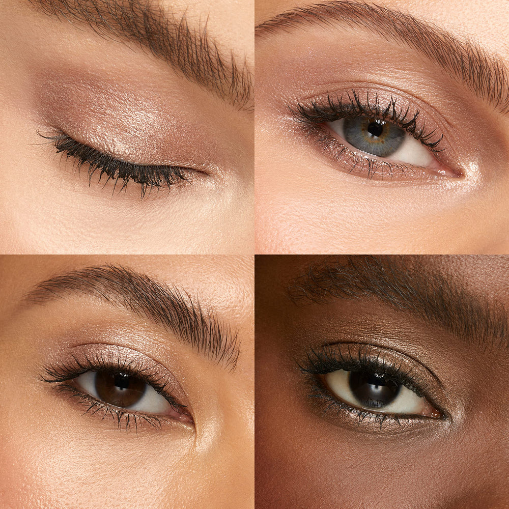 Kiko Milano application on eyelid demonstrating transfer-proof color and long wear