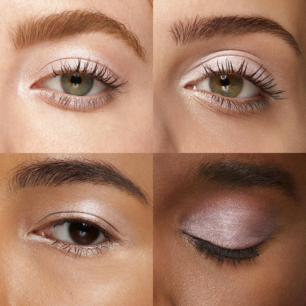 Kiko Milano eyeshadow swatched on eyelid demonstrating vivid long-wear colour