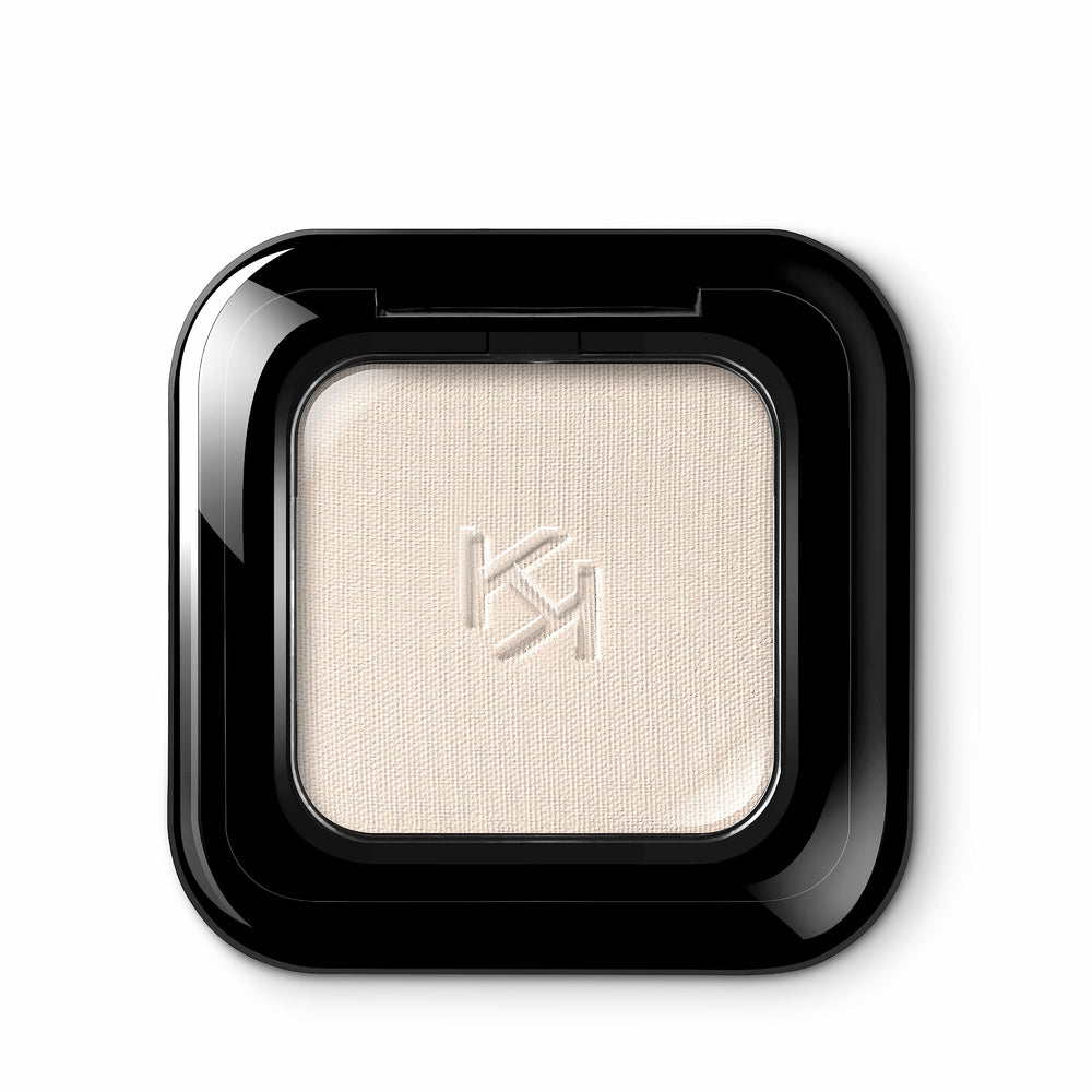 Kiko Milano front pan view showing vibrant shade and clear labeling, great color payoff