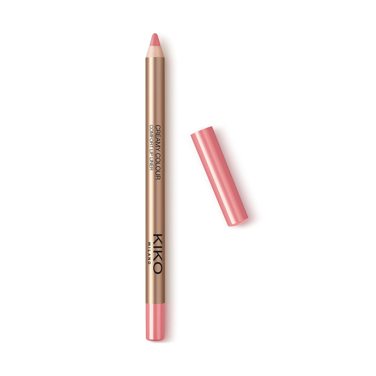 KIKO Milano lip liner 03 front view showing slim pencil and cap, precise definition benefit