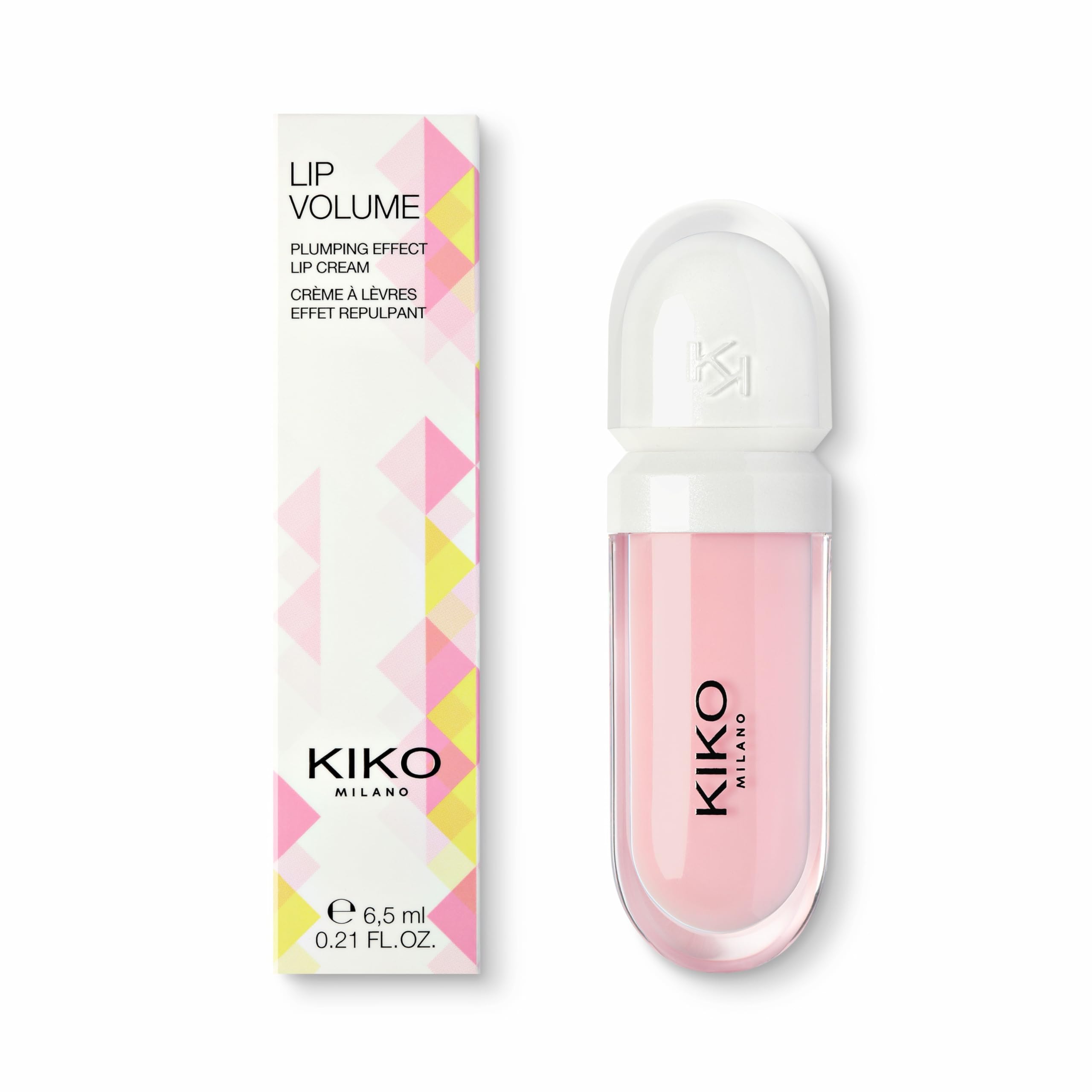 Kiko Milano model wearing Tutu Rose showing hydrated, fuller-looking lips