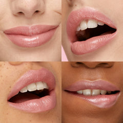 Kiko Milano lipstick worn on lips in lifestyle shot boosting color and soft-looking lips
