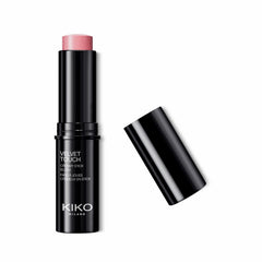 KIKO Milano stick blush front packaging showing sleek black tube and KK logo, easy precise application