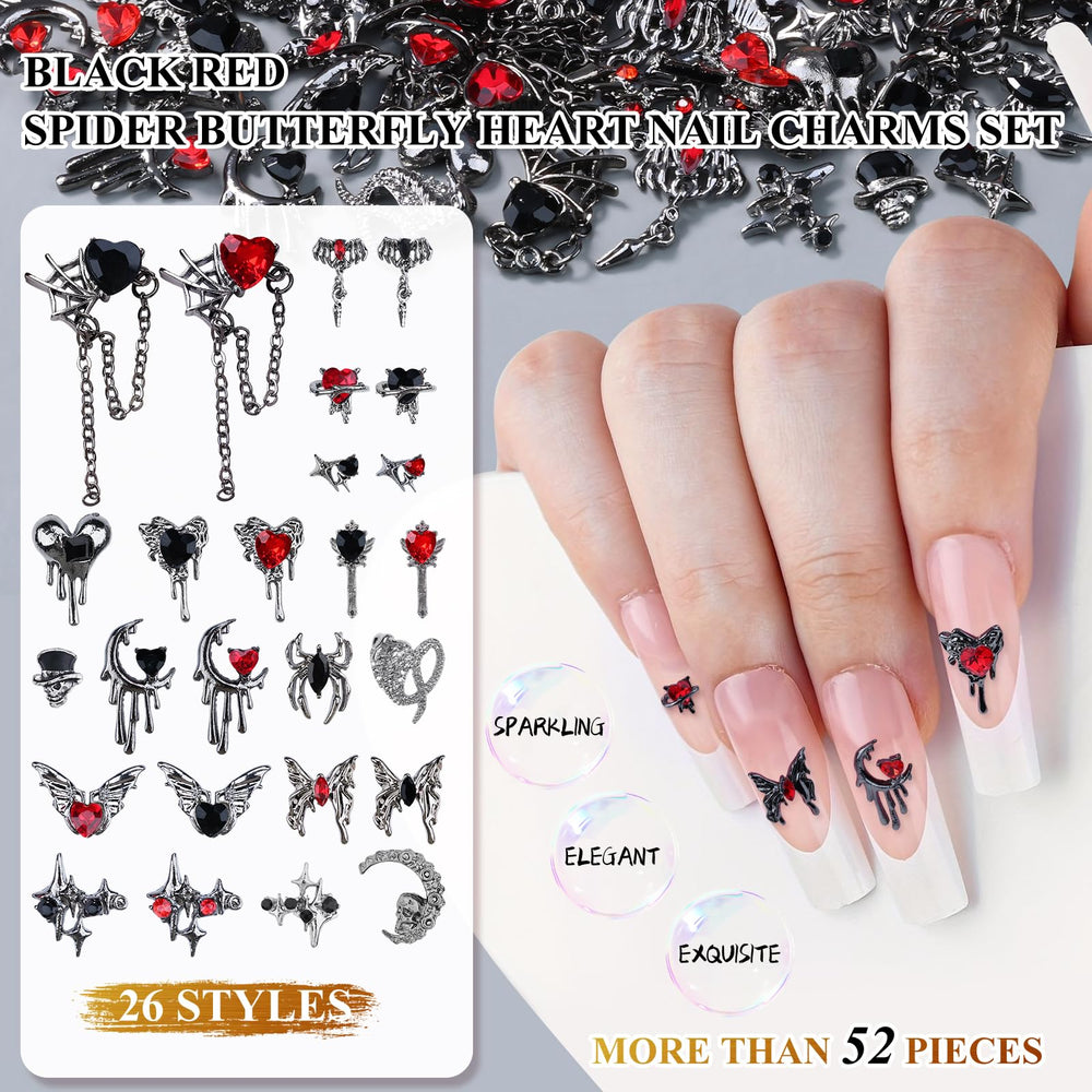 Kikonoke close-up of 3D spider and web alloy charm highlighting intricate detail