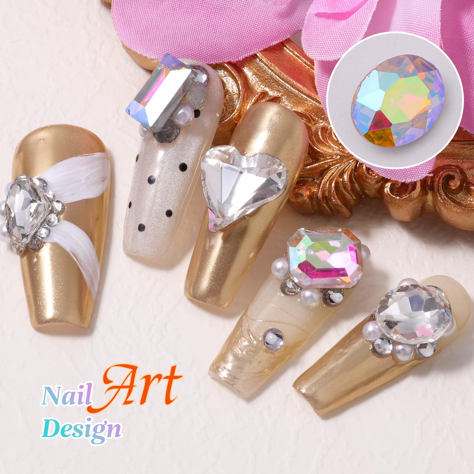 Kikonoke gems decorating a phone case showing creative multipurpose use benefit