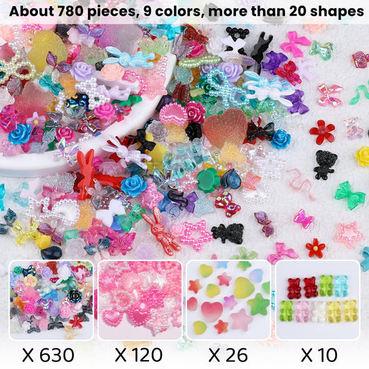 Kikonoke close-up of resin charm textures and smooth edges for safe wear