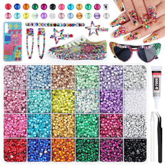 Kikonoke front packaging showing full rhinestone kit and tools for easy crafting
