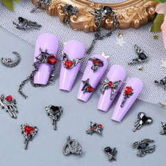 Kikonoke lifestyle shot of Halloween manicure setup inspiring seasonal nail designs