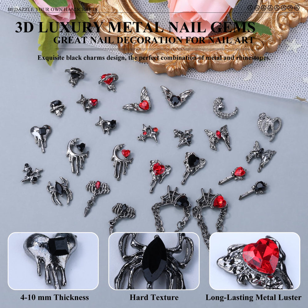 Kikonoke size comparison display showing charm sizes 5–15mm for proper scale