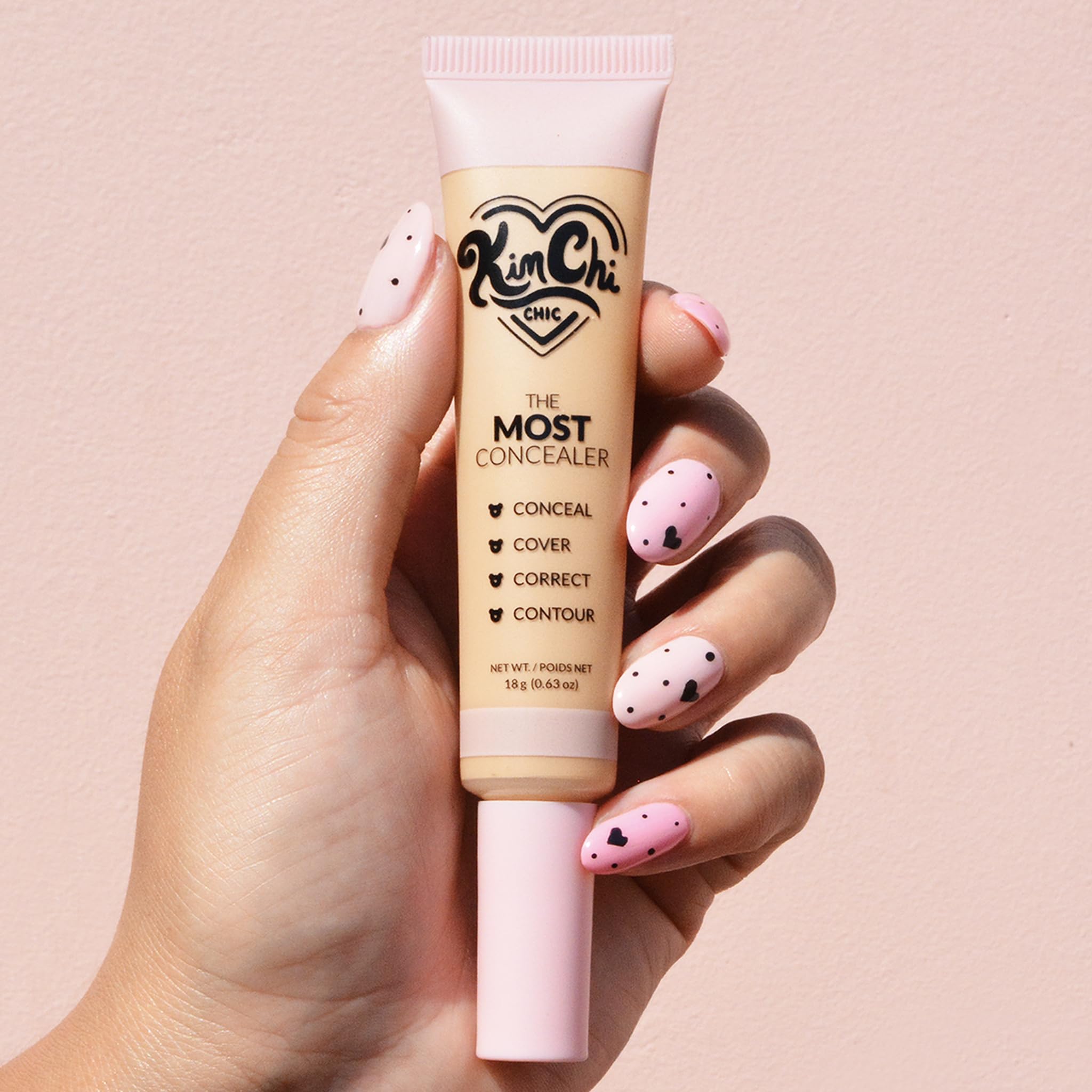 KimChiChic brush applicator close-up for precise, clean application
