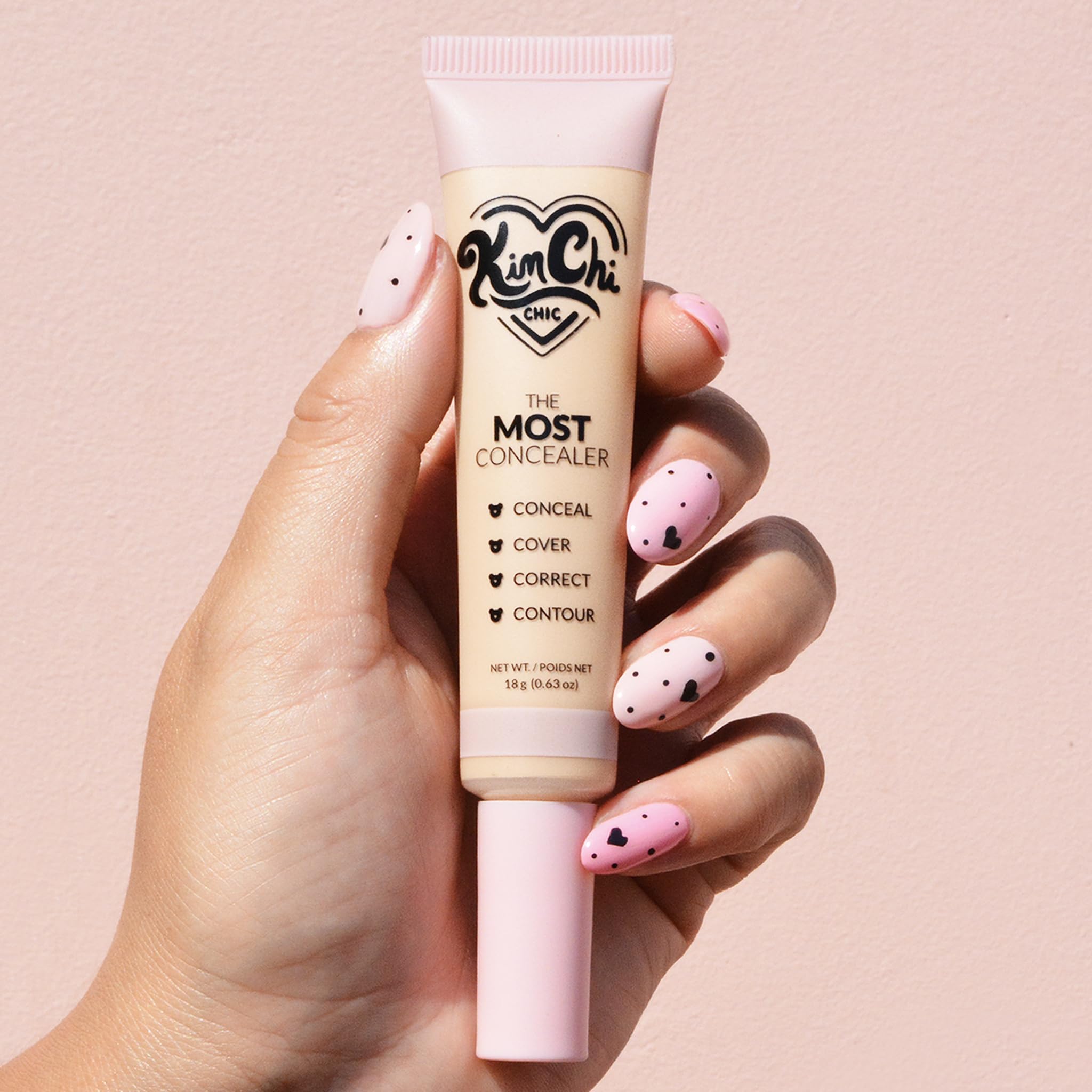 KimChiChic built-in brush applicator detail for precise, low-waste application