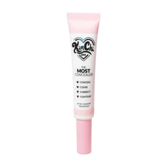 KimChiChic concealer applied under eye reducing dark circles visibly