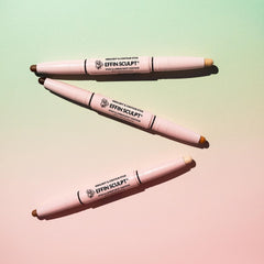 KimChiChic Effn Sculpt in hand showing size comparison and travel-friendly benefit