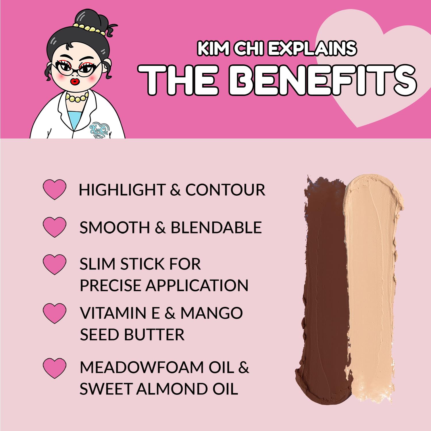 KimChiChic creamy texture close-up showing smooth blendable finish