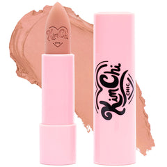 KimChiChic front tube showing Café Au Lait shade and compact design benefit