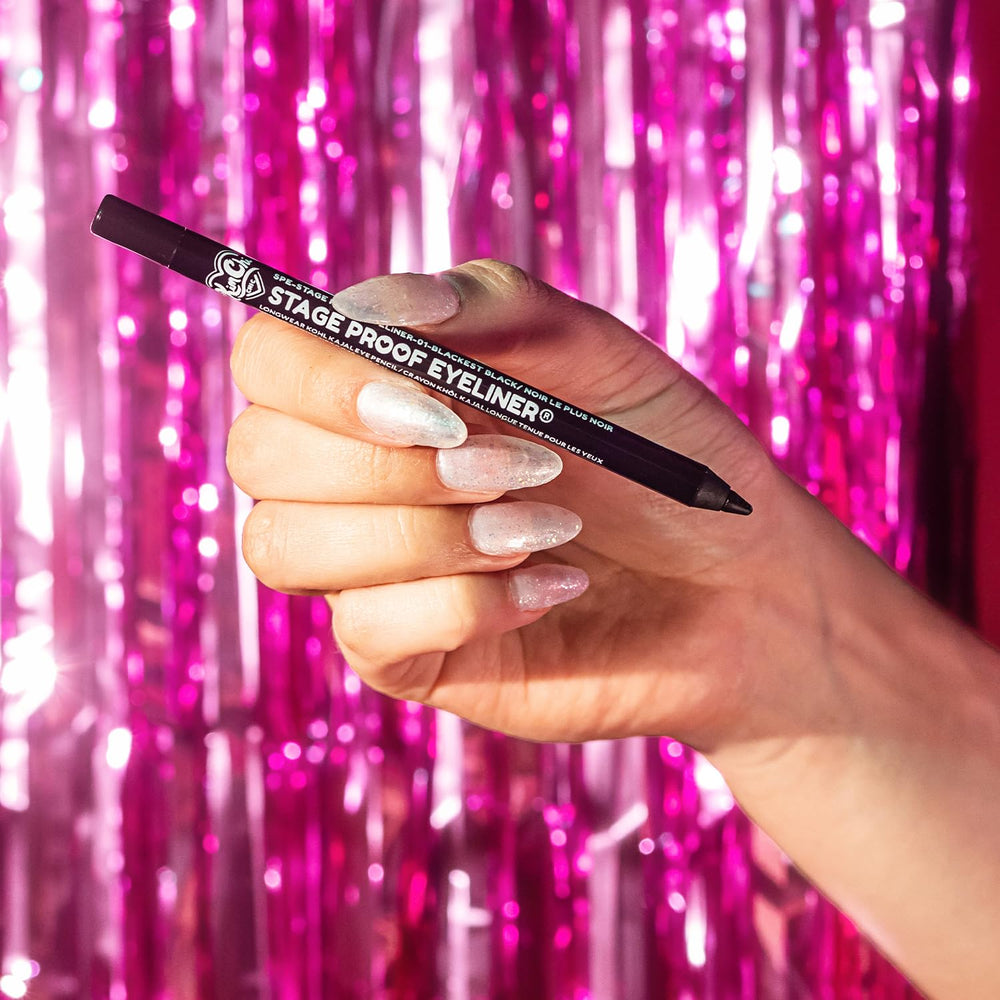 KimChiChic pencil held in hand to show size and portability for touch-ups