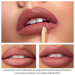 KIMIEYE filled lip showing matte finish for long-lasting wear