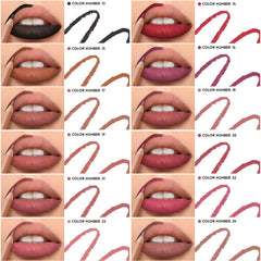 KIMIEYE in-use outlining lips demonstrating easy control and definition