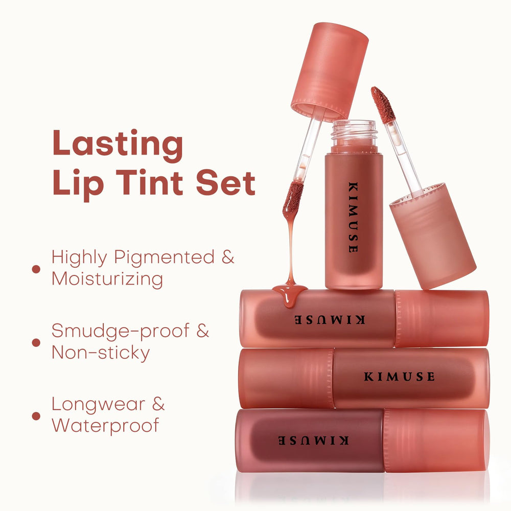 KIMUSE six shades arranged to display color range and mix-and-match versatility