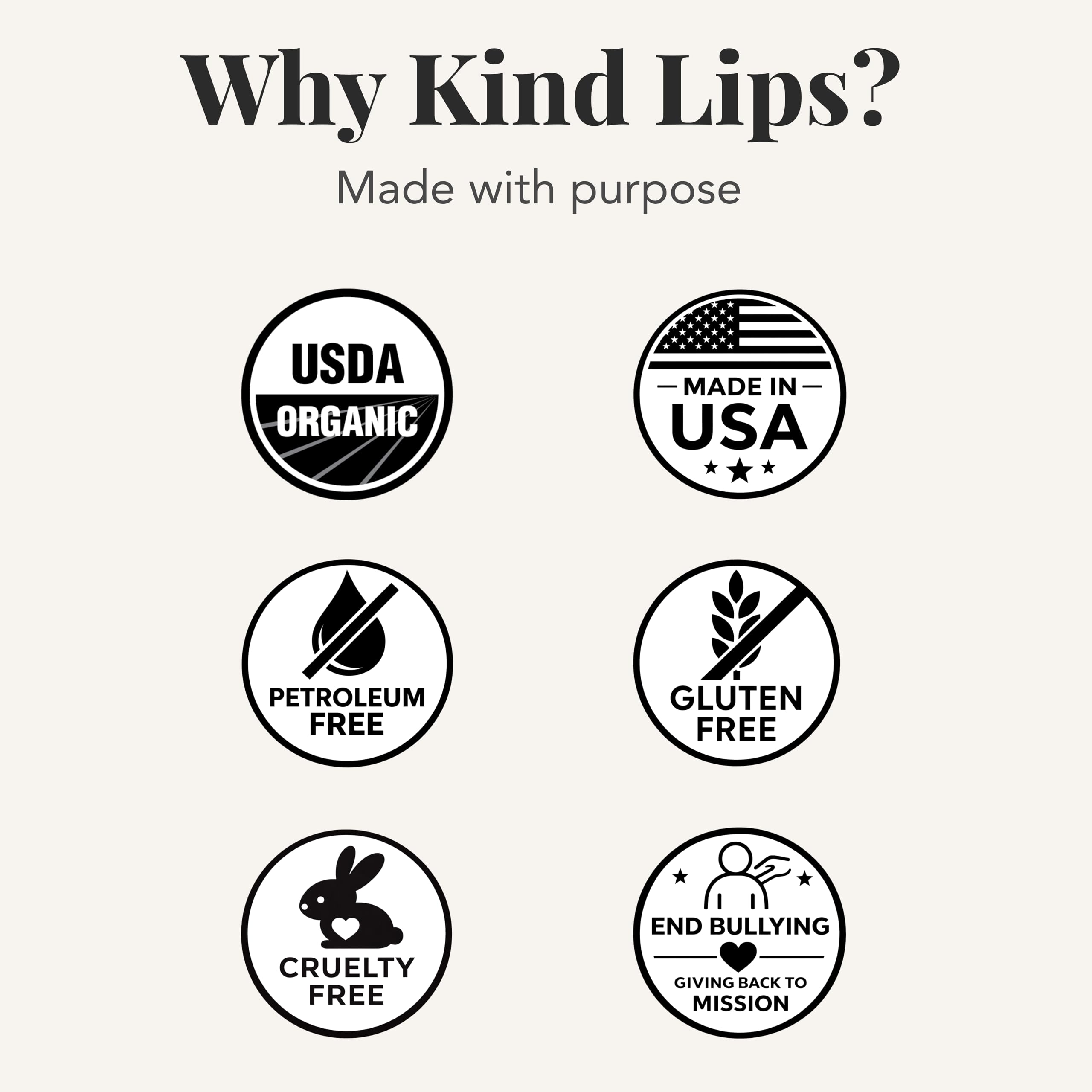 Kind Lips close-up of beeswax texture illustrating smooth, moisturizing glide