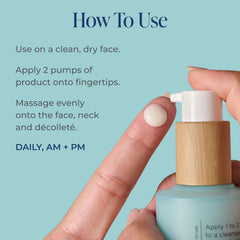Kind Science Firming Serum on bathroom shelf with daytime skincare for everyday routine