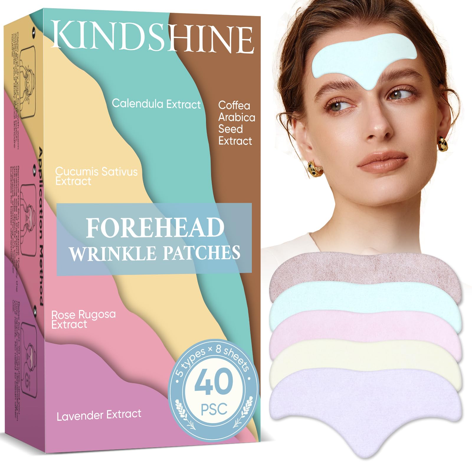 kindshine front packaging showing 40-piece patch set and value advantage