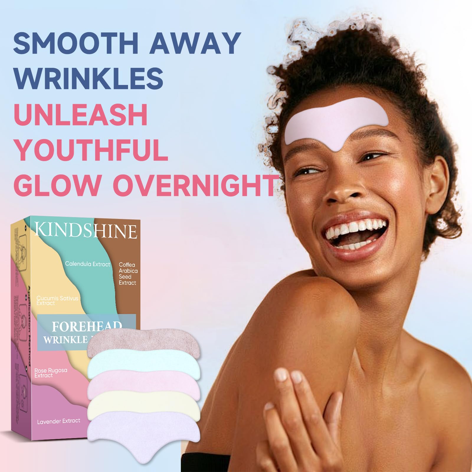 kindshine label and ingredient list showing hyaluronic acid and collagen