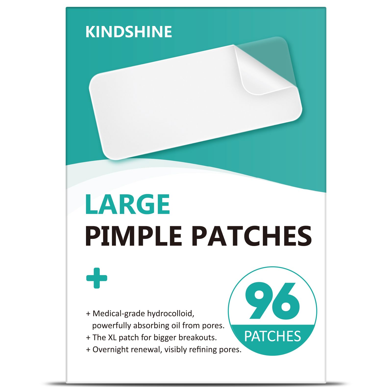 kindshine front pack view showing quantity and XL size benefit