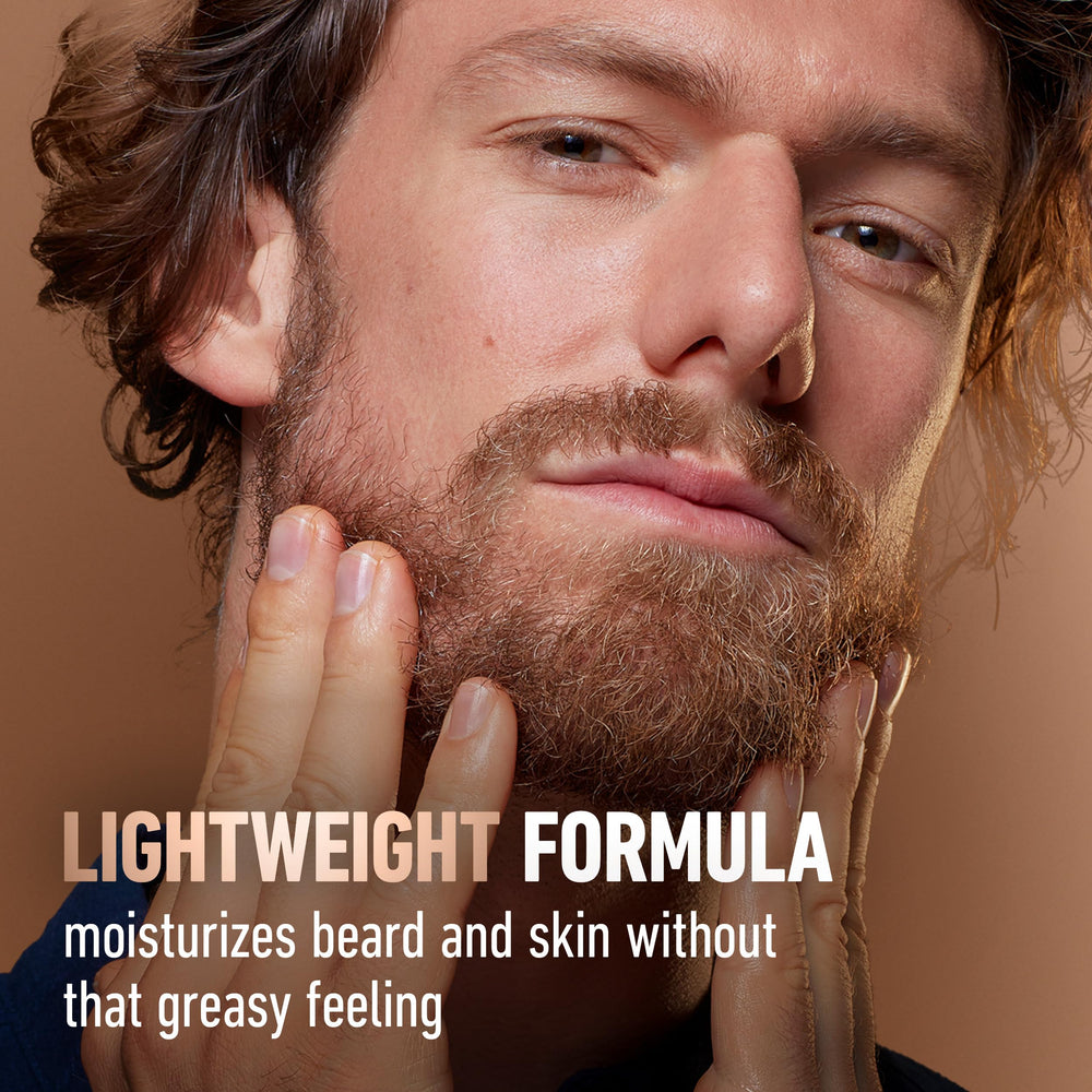 King C. Gillette before and after beard comparison illustrating softer, more manageable hair benefit