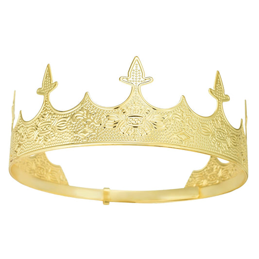 Generic king crowns front view showing regal shape and durable look