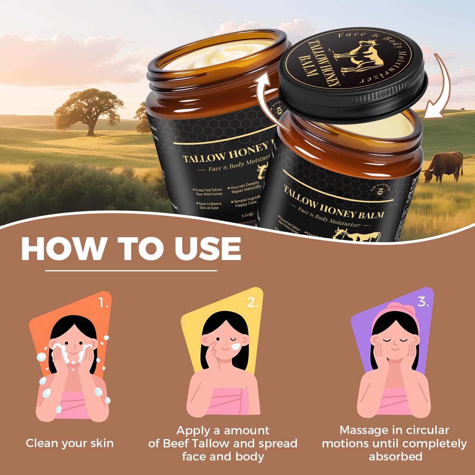 KINGMING used on lips and cuticles showing targeted repair and moisture benefit