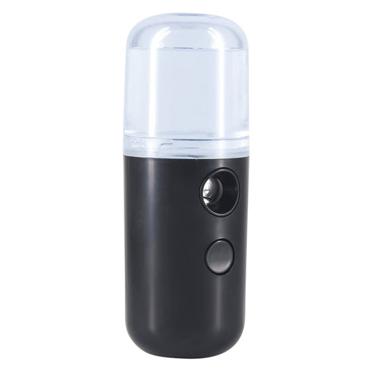 Kingsmile mini mister front view showing compact black body and button, portable hydration benefit
