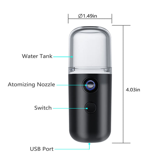 Kingsmile top nozzle closeup highlighting fine atomizer and precise spray control