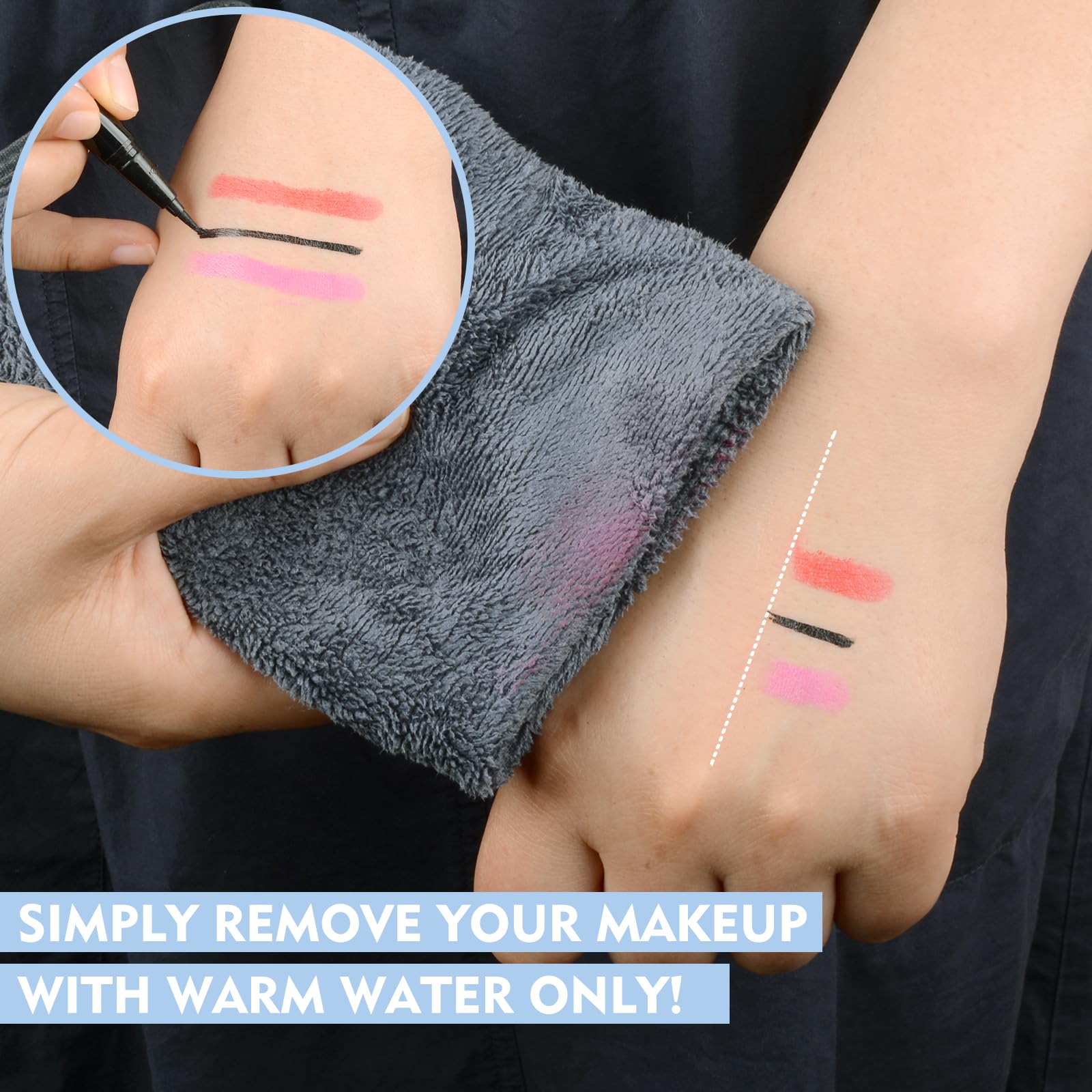 KinHwa neatly folded on bathroom shelf for tidy storage and everyday use